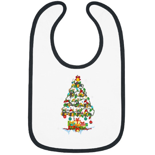 Santa Reindeer Elf Miner Face Covering As xmass Tree Lover Bibs