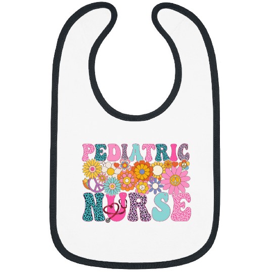 Pediatric nurses Week Groovy Appreciation Day For Women Bibs