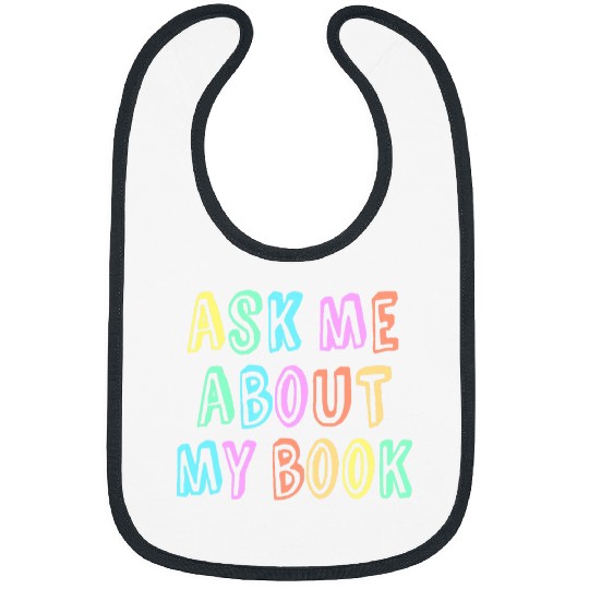 Author ASK ME About MY BOOK Published Writer Signing Event Bibs