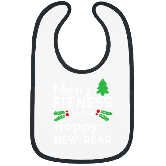 vintages Christmas Merry Fitness Happy New Rear xmass Workout Bibs