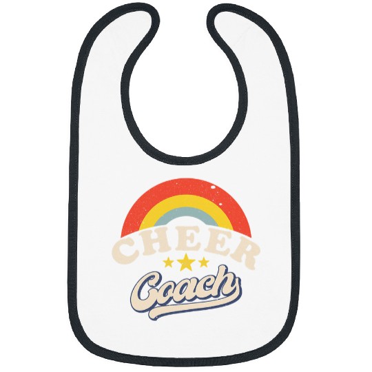 Womens Retro Cheerleader Cheerleading Cheer Coach Bibs