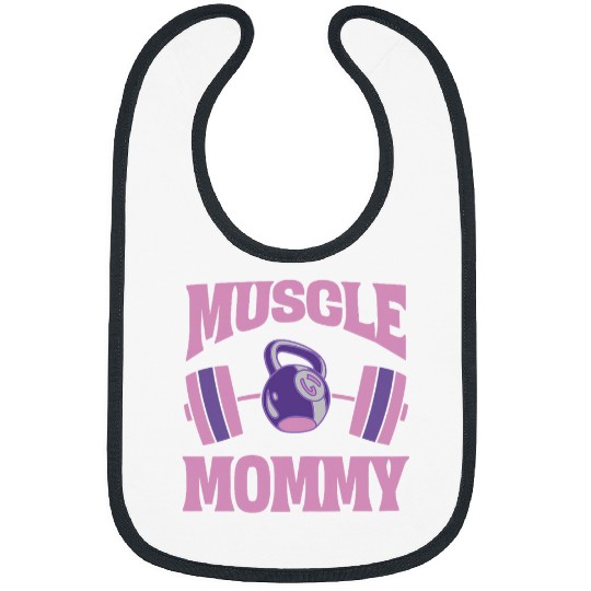 Muscle Mommy Bodybuilder Weightlifting Fitness Gym Workout 21 Bibs