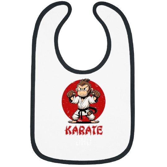 Gorilla Karate Dad Martial Arts Dad Bibs