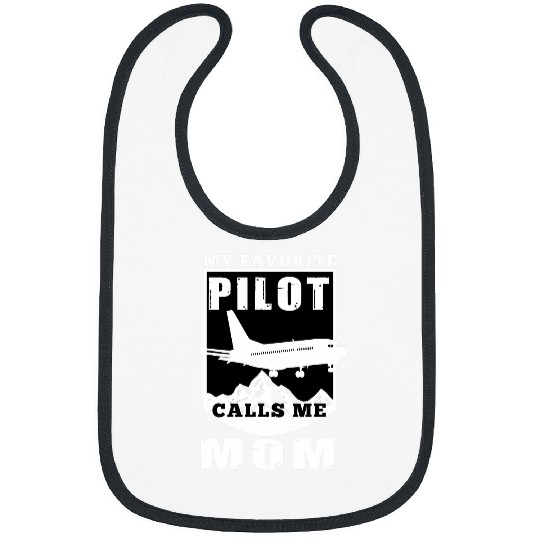 My Favorite Pilot Calls Me Mom Navigation Mothers Day Pilot Bibs