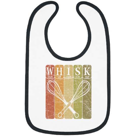Whisk Periodic Table Elements Cooking Chef Retro Whisk Bibs