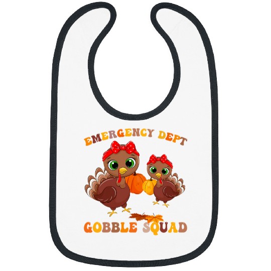 Thanksgiving Emergency Department ER nurses Gooble Squad RN Bibs