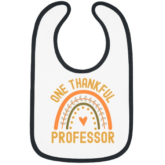 Thanksgiving Professor Thankful Tenured Professor Autumn Bibs