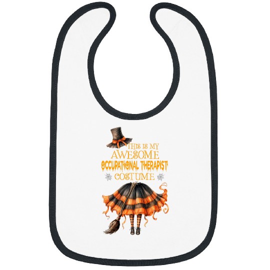 This is my Halloween Occupational Therapist Costume OT Witch Bibs