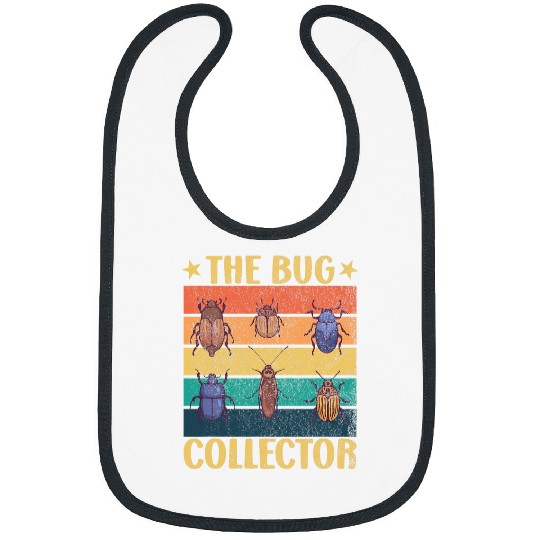 The Bug Collector Funny Bugs Lover Beetle Entomology Student Bibs