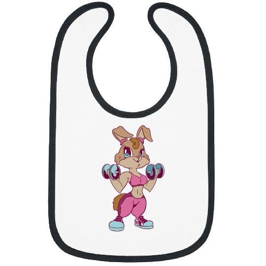 Womens Gymbunny Pretty Fitness Bunny Woman Bunny Gym Workout Bibs