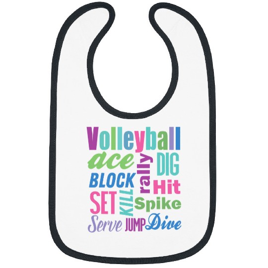 Volleyball Quote Teen Gift Coachs Player Mom Player Bibs