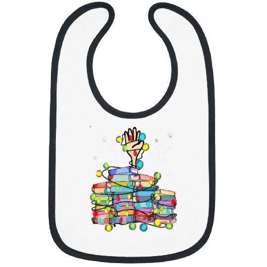 Reading Books Librarian Reader Nerd Im Ok Teacher School 1 Bibs