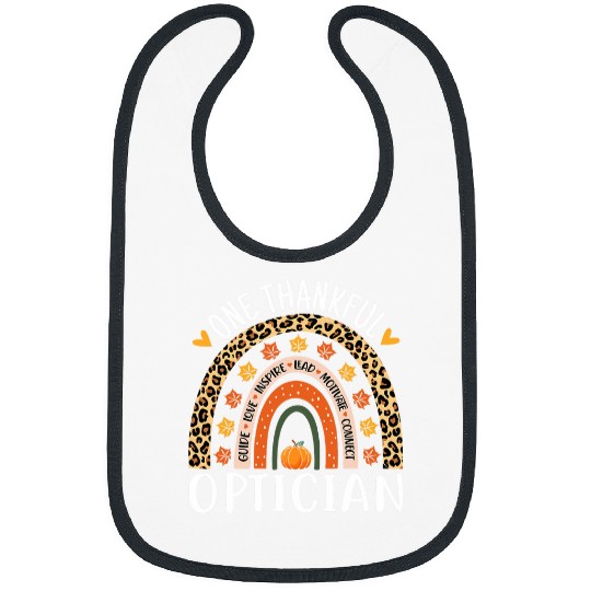 Thankful Optician Eye Doctor Thanksgiving Ophthalmologist Bibs