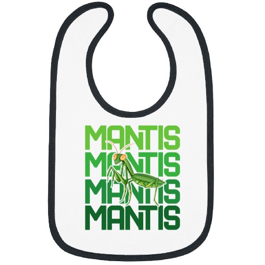 Praying Mantis Repeat Bug Insects Collector Entomologist Bibs