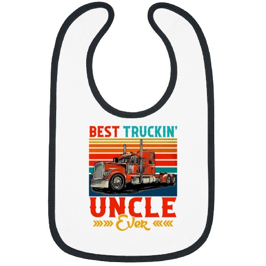 vintages Retro bests Truckin Uncle Ever Funny Truck Driver Bibs