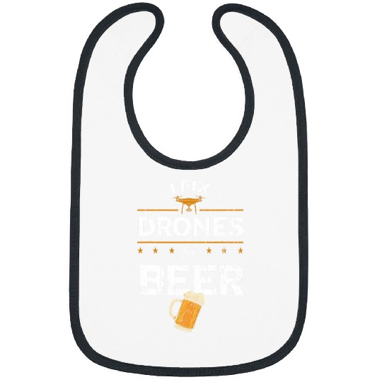 Retro vintages Funny Drone Pilot Bibs