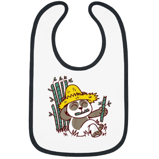 VXLS Farmer Farming Harvest Season Panda Bibs