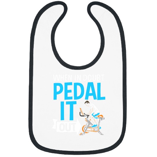 When In Doubt Pedal It Out Indoor Cycling Fitness Spin Class Bibs
