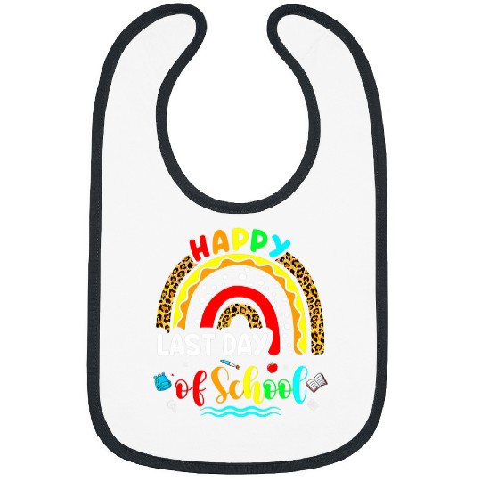 Happy Last Day of School Teacher Student Graduation 18 Bibs