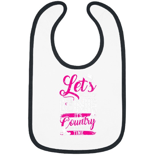 Womens Country Line Dance Time 2Funny Line Dancer Slogan Bibs