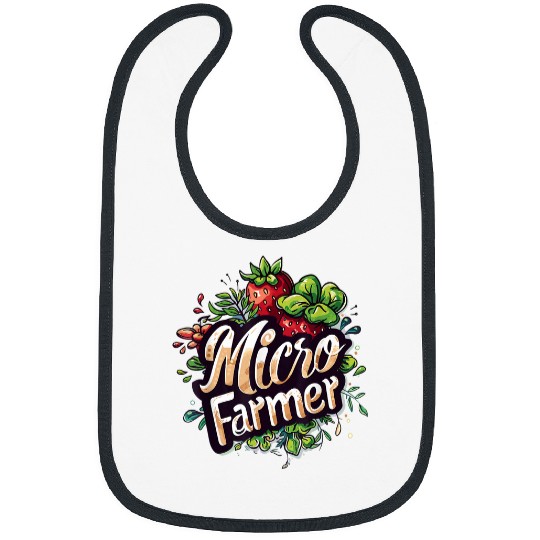 Microgreen Vegan Agriculture Growing Sprouts Micro Farmer 22 Bibs