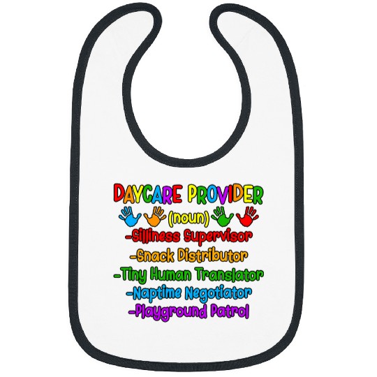 Daycare Provider Definition Daycare Teacher Day 7 Bibs