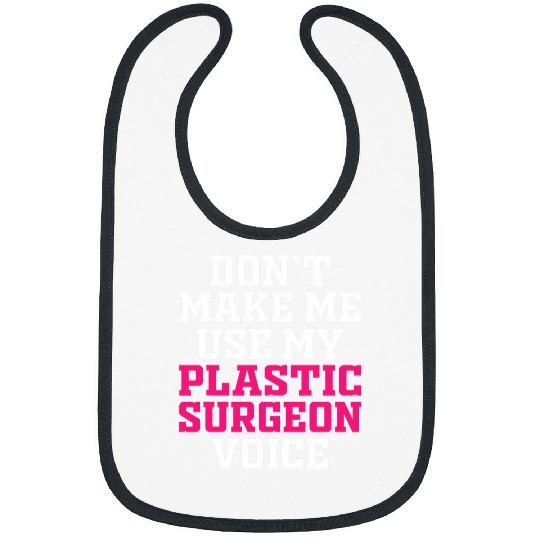 Plastic Surgeon Voice Surgery Expert Doctor Graphic 21 Bibs