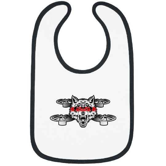 The Drone wolfs Pilot Flying Hobbyist Quadcopter Bibs