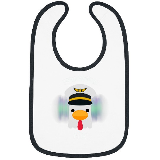 Thanksgiving Turkey PILOT Costume Turkey Women Men Kids Bibs
