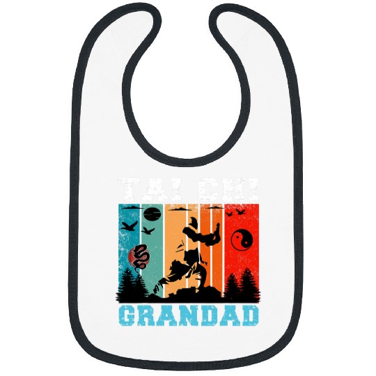 Tai Chi Grandad Funny Tai Chi Beginners Slogan Quote Bibs