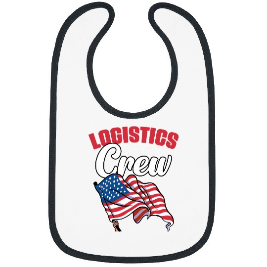 Awesome Logistics Crew A Logistician Humor Warehouse Worker Bibs