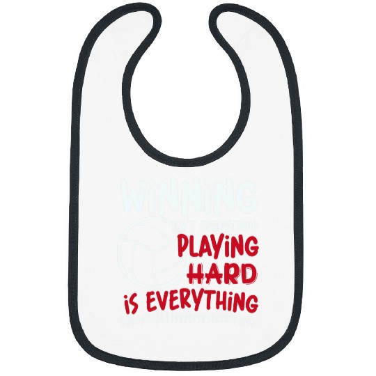 Winning Isnt Everything Playing Hard 2Funny Volleyball Bibs