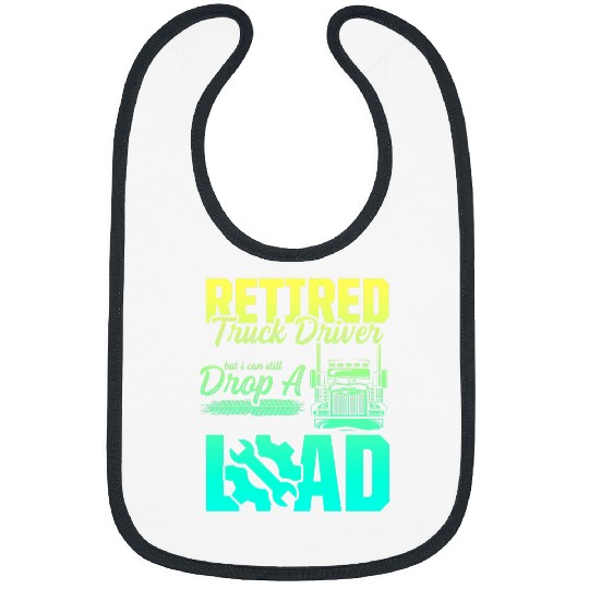 Retired Truck Driver Trucker Retirement 35 Bibs
