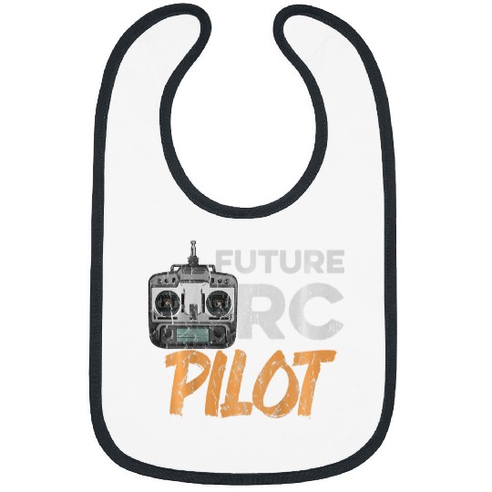 Kids Future RC Pilot Quote for your Future RC Plane Pilot Son Bibs