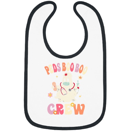 Peds nurses Boo Crew Retro Halloween ICU NICU nurses Bibs