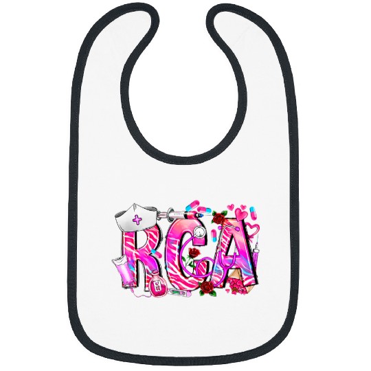 Resident Care Assistant RCA nurses Valentines Day Bibs