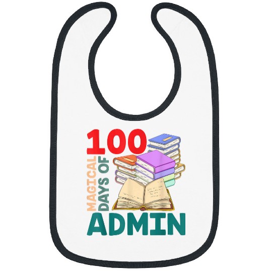 Funny Teacher Kids 100th Day Gift Happy 100 Days Of School Bibs
