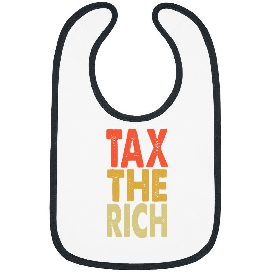 Tax The Rich vintages Retro Cancel Student Debt AOC 8 Bibs