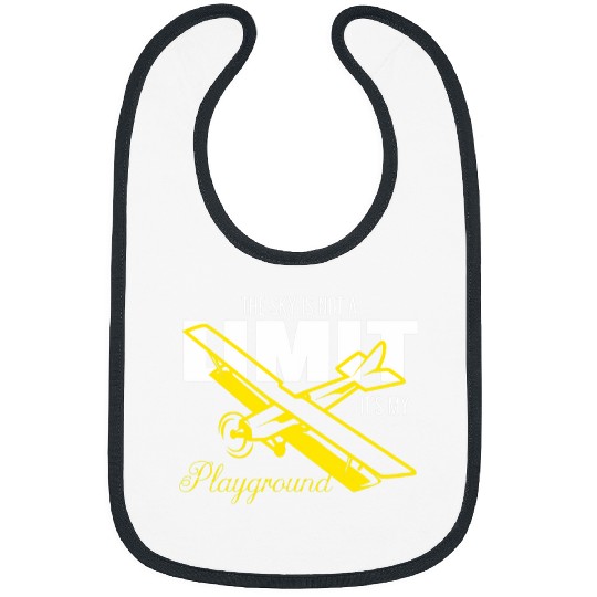 Pilo Sky Is Not The Limit Its My Playground Airplane Bibs