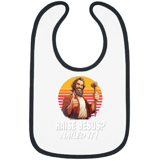 Funny Saint Joseph Catholic Father And Worker 4 Bibs