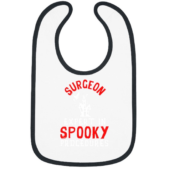 Halloween Surgeon Surgery Doctor Spooky Healthcare Bibs