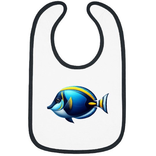 Really Like Surgeonfish Lemon Pallet Pallette Aquarium Reef 2 Bibs