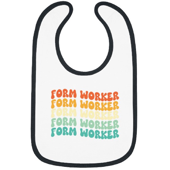 Groovy Form Worker Job Title Bibs