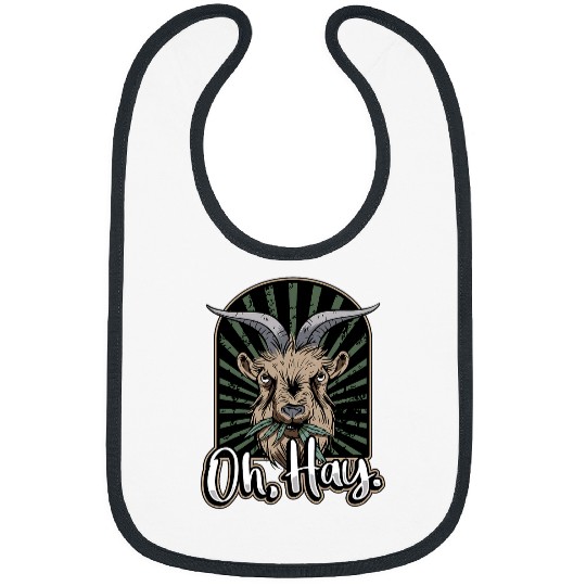 Oh Hay Livestock Farmer Loves Farm Animals Livestock Breeder Bibs