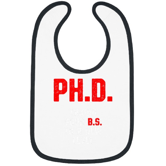 PhD Student Dissertation Doctorate Graduation 4 Bibs