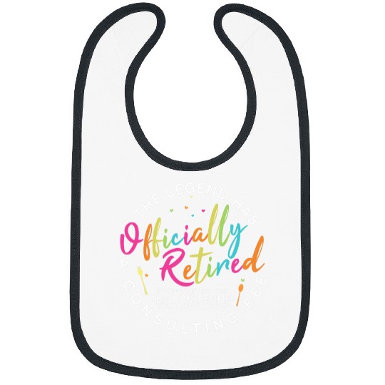 Funny Retired Lunch Lady School Cafeteria Worker Retirement 1 Bibs