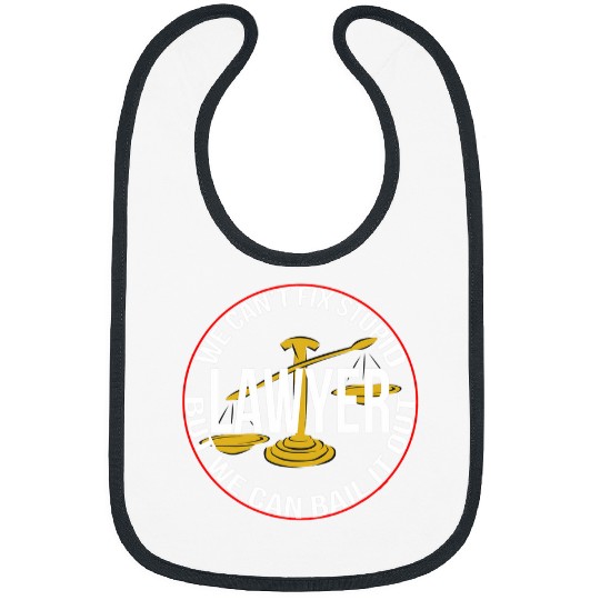 Funny Trial New Lawyer Gift Law School Student Graduation Bibs