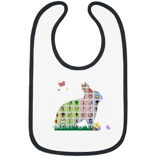 tell me about it cute bunny slp easter day speech rapist Bibs