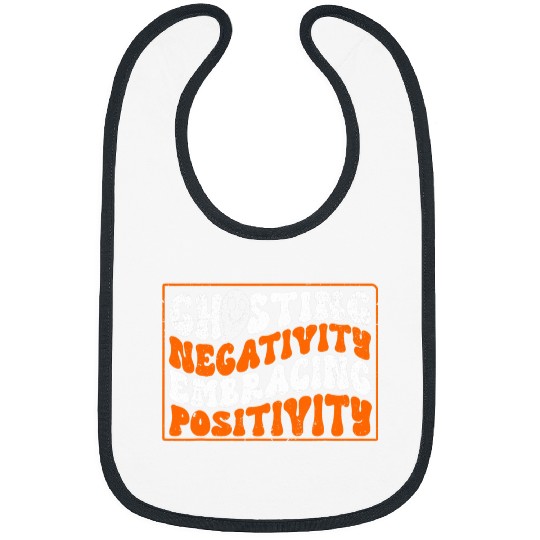 Mental Health Ghosting Negativity Positivity Halloween Bibs