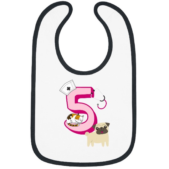 Future Veterinarian Birthday 5 year old boy Bibs